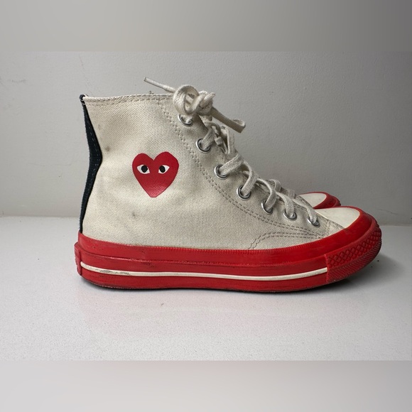 Converse Shoes - Comme des Garçons PLAY x Converse Chuck 70 High Tops Women’s US 6 Red Sole